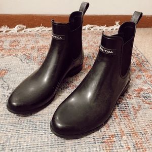 Nautica Short Ankle Rubber Rain Boots